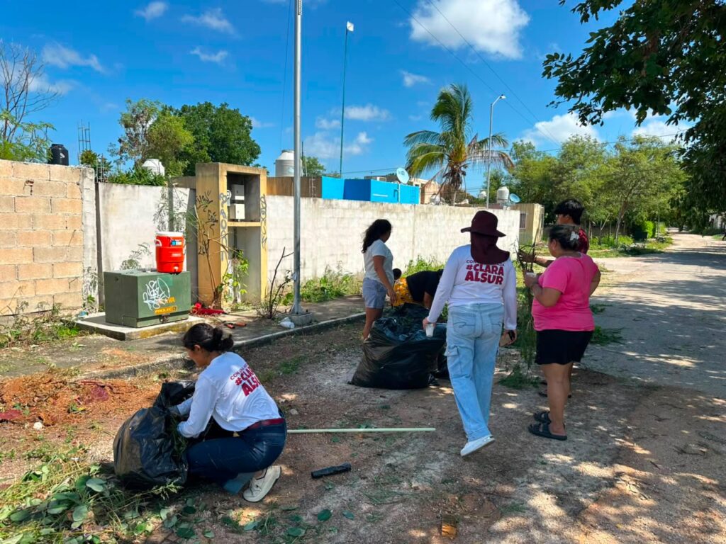 Clara Rosales interviene en el rescate de espacios públicos